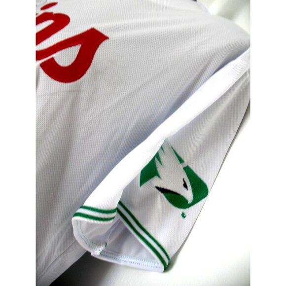 MINNESOTA TWINS White BASEBALL JERSEY STITCHED MENS XL COTAPAXI, ND Green emblem - Picture 6 of 9